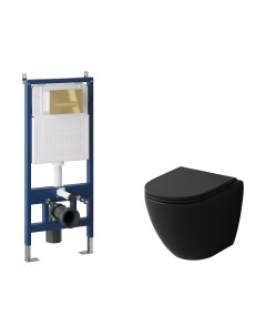 Унитаз подвесной с инсталляцией Grossman GR-4455BMSQ+900.K31.01.000+700.K31.03.300.300