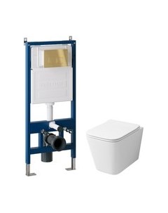 Унитаз подвесной с инсталляцией Grossman GR-4441S+900.K31.01.000+700.K31.02.300.300