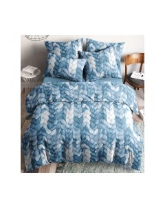 Комплект постельного белья Ночь нежна Вязка Стандарт Семейный / 70868-1+70682-2