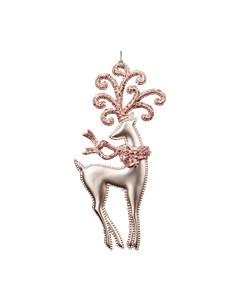 Елочная игрушка Erich Krause Decor. Олень розовый шелк / 58877 Erich krause