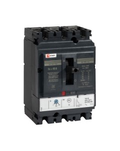 Выключатель автоматический EKF PROxima Compact NS ВА-99C 100/40А 3P 36кА / mccb99C-100-40 Ekf