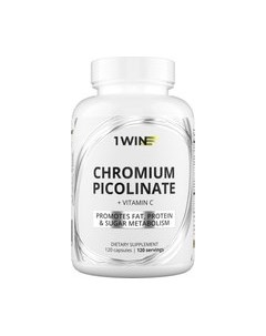 Витаминно-минеральный комплекс 1WIN Хром пиколинат с витамином С 1win