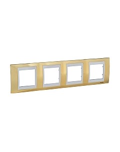 Рамка для выключателей и розеток Schneider Electric Unica MGU66.008.504 Schneider electric