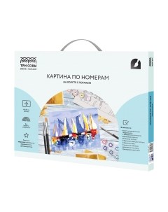 Картина по номерам Три совы Парусники / КХп_48156