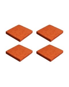 Комплект подушек на стул MATEX Velours Cuadro / 46-622 Matex