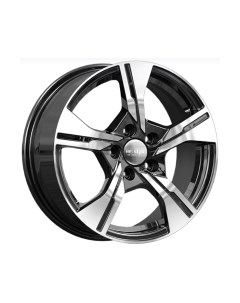 Литой диск K&K КС1053 Qashqai 16x6.5" 5x114.3мм DIA 66.1мм ET 40мм Алмаз черный K&k