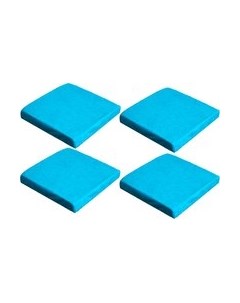 Комплект подушек на стул MATEX Velours Cuadro / 46-721 Matex