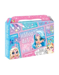 Развивающая игра Puzzle Time Принцессы волшебной страны / 6919818 Puzzle time