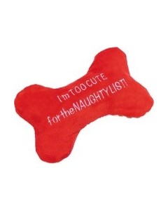 Игрушка для собак Beeztees Плюшевая Рождественская косточка / 2400097