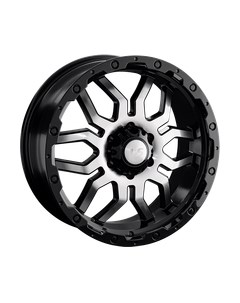 Литой диск LS wheels LS1285 17x8" 6x139.7мм DIA 110.5мм ET 10мм BKF Ls wheels
