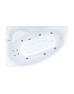 Ванна акриловая Кайли 150x100 R Экстра Люкс Турбо Flat Triton