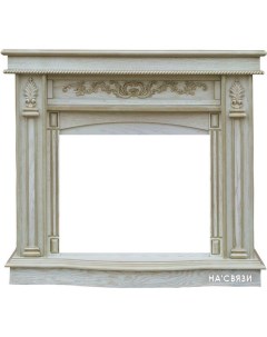 Портал Cardinal FS25 (белый дуб, патина золото) Smolcom