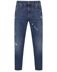 Джинсы Slim Fit хлопковые Dolce&gabbana