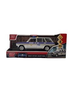 Автомобиль игрушечный Технопарк ВАЗ-2104 Жигули 1967 Полиция / 2104-22PL-POL-SR