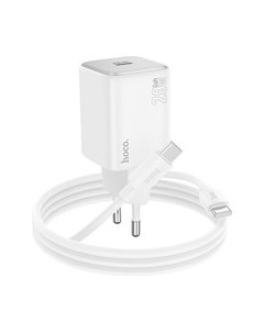 Зарядное устройство сетевое N40 PD20W + кабельType-C-Type-C Hoco