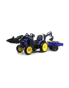 Детский автомобиль Экскаватор-погрузчик / A777MP Rivertoys