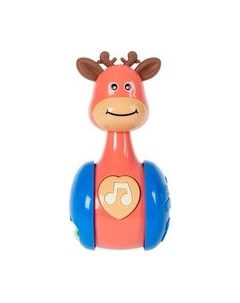 Развивающая игрушка Bondibon Неваляшка-каталка Олененок / ВВ6439