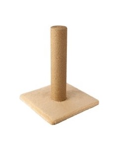 Когтеточка Leader Toys Столбик с квадратной платформой с кошачьей мятой / МТ14034 Leader toys