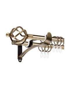 Карниз для штор АС ФОРОС Prime D16Г/16Г + наконечники Булава Ас форос