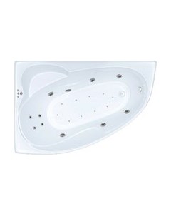 Ванна акриловая Николь 160x100 R Люкс Турбо Flat Triton