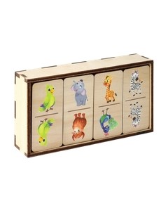 Развивающая игра Leader Toys Дикие животные / 17142 Leader toys