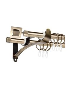 Карниз для штор АС ФОРОС Prime D16Г/16Г + наконечники Венето Ас форос