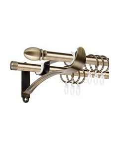 Карниз для штор АС ФОРОС Prime D16Г/16Г + наконечники Белуно Ас форос