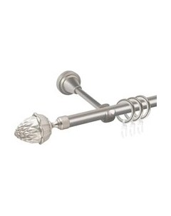 Карниз для штор АС ФОРОС Prime D16Г + наконечники Шишка Ас форос