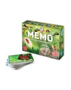Настольная игра Нескучные игры Мемо. Мир насекомых и не только / 8577