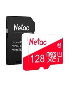 Карта памяти Netac MicroSDXC P500 ECO 128GB (NT02P500ECO-128G-R)