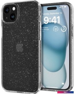 Чехол для телефона Liquid Crystal Glitter для iPhone 15 ACS06788 (затемненный/прозрачный) Spigen