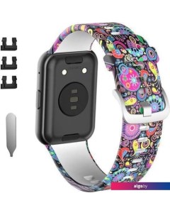 Ремешок силиконовый для Huawei Watch FIT, Watch FIT Elegant (цирк) Rumi