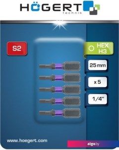Набор бит Hogert Technik HT1S145 Hoegert technik