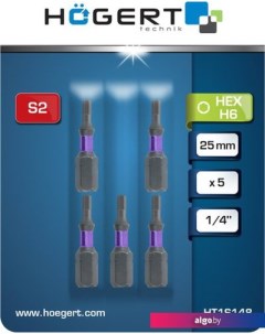 Набор бит Hogert Technik HT1S148 Hoegert technik