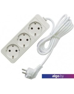 Сетевой фильтр 3 розетки, белый, 1.5 м [481S-9301] Союз