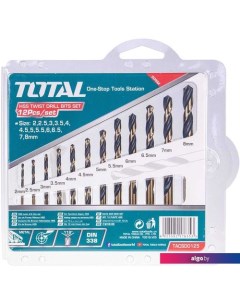 Набор сверл TACSD0125 (12 шт) Total