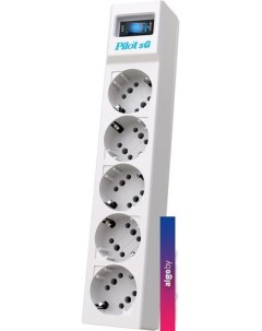 Сетевой фильтр Pilot sG (5 розеток, 10 м, белый) Zis