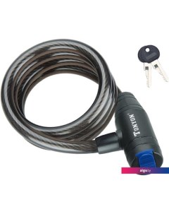 Тросовый велосипедный замок 8x1800 506K-0818 (черный) Tonyon