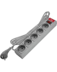 Сетевой фильтр 1329 (3 м, серый) Союз