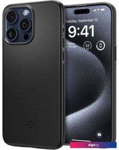 Чехол для телефона Thin Fit для iPhone 15 Pro ACS06686 (черный) Spigen