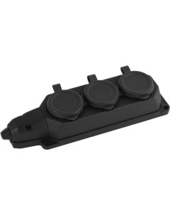 Колодка удлинителя K-3e-B-IP44 Б0044545 Эра