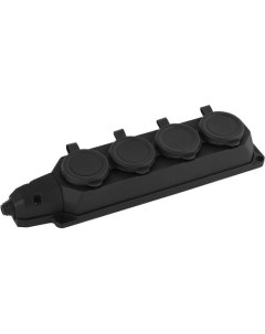 Колодка удлинителя K-4e-B-IP44 Б0044546 Эра