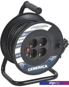 Удлинитель УК20 WKP10-10-04-20-G (20 м, черный) Generica