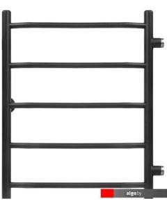 Полотенцесушитель Трапеция 50х60 5 перекладин (боковое подключение, черный матовый) Granula