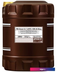 Моторное масло Diesel G-7 UHPD Blue 10W-40 10л Pemco