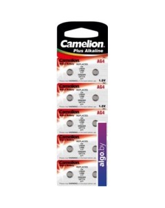 Батарейки LR66 10 шт. [AG4-BP10] Camelion