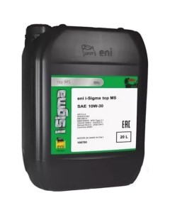 Моторное масло i-Sigma top MS 10W-30 20л Eni