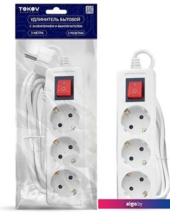 Удлинитель TKE-C01-BU3-3-1-ZV Tokov electric