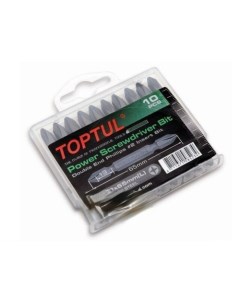 Набор бит GAAW1002 (10 предметов) Toptul