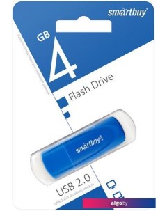 USB Flash Scout 4GB (синий) Smartbuy